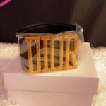 Ladies fashion belts black