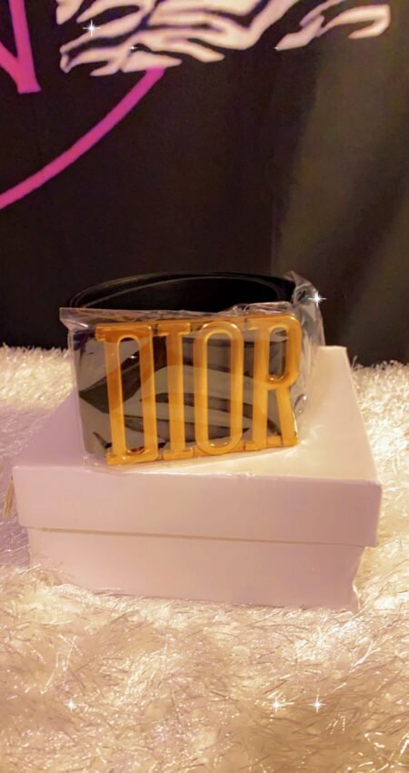 Ladies fashion belts black