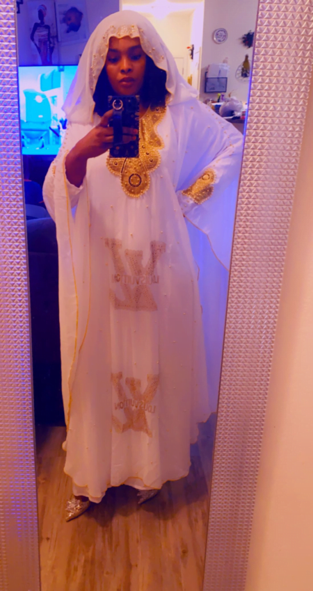 Women designer gown free size