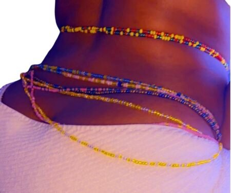 Waist beads elastic one pair